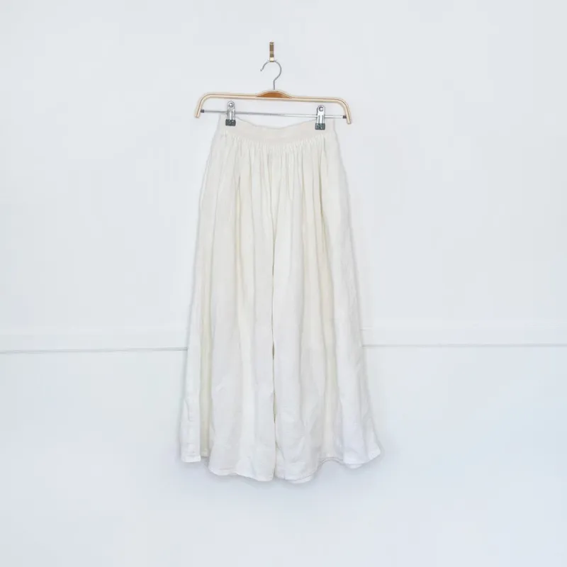 vintage rodier textured sun wide leg crop pants sold by Good Market Thrift Store