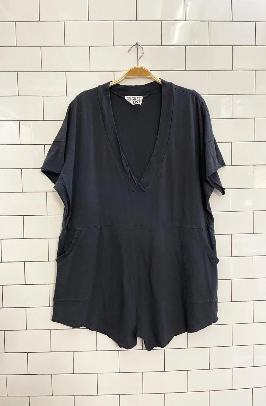 free people x bucket list why not romper sold by Good Market Thrift Store