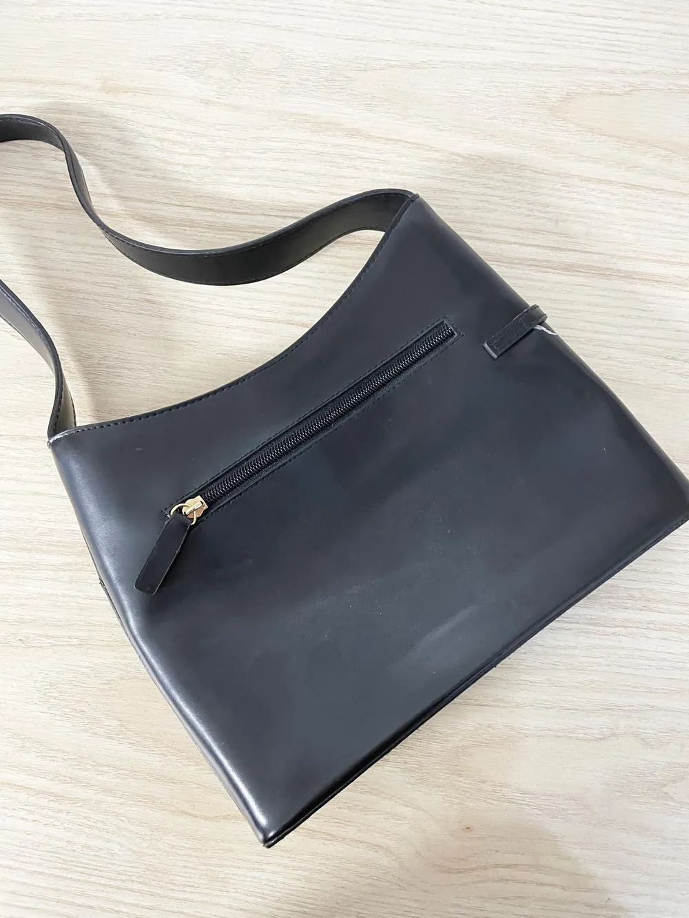 y2k mexx faux leather shoulder bag sold by Good Market Thrift Store product image thumbnail 3