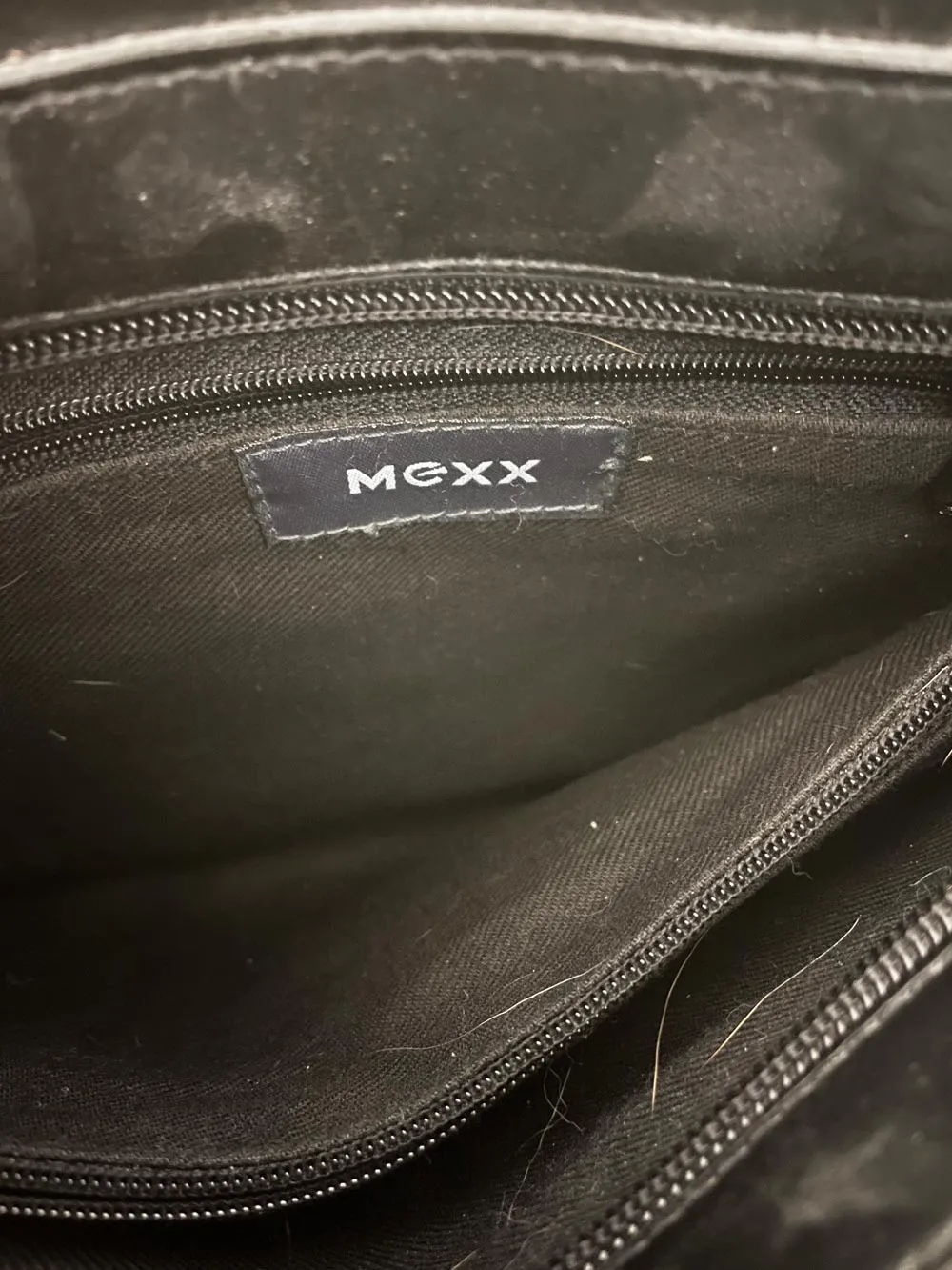 y2k mexx faux leather shoulder bag sold by Good Market Thrift Store product image thumbnail 4