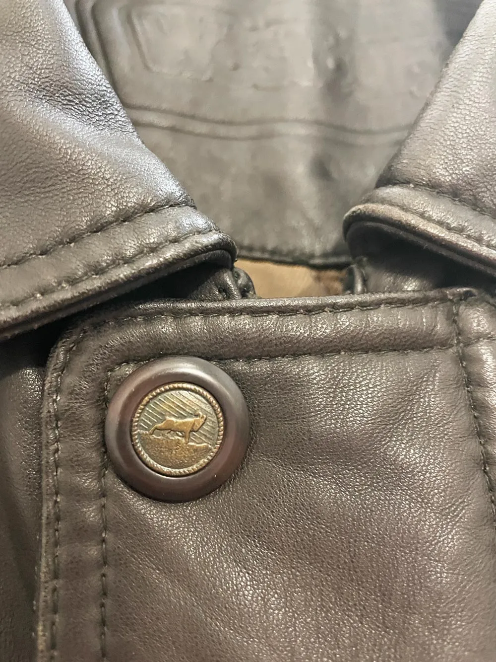 vintage westbury butter leather bomber jacket sold by Good Market Thrift Store product image thumbnail 3