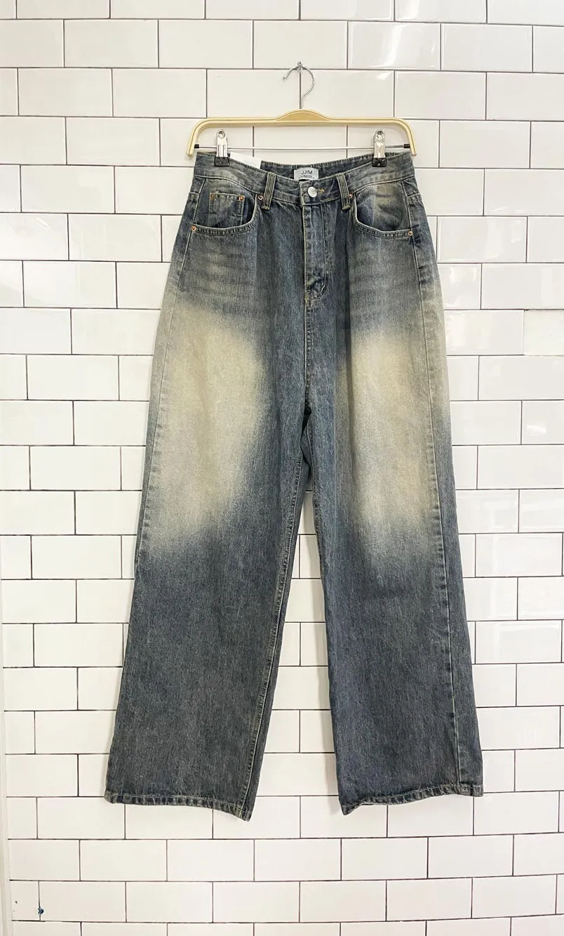 nwt JJIM korean baggy leg jeans sold by Good Market Thrift Store product image thumbnail 3