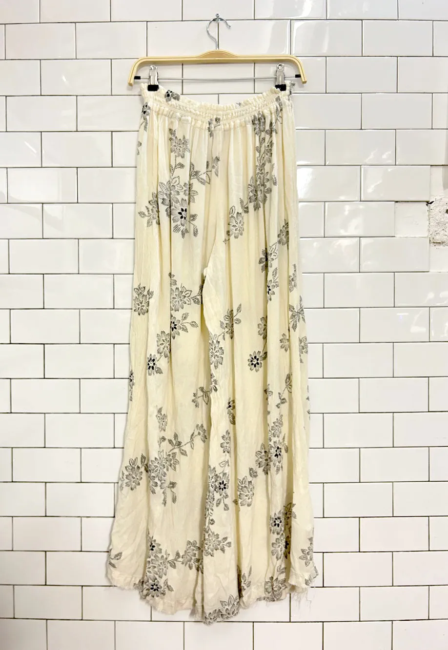out from under boho floral wide leg pants sold by Good Market Thrift Store product image thumbnail 5