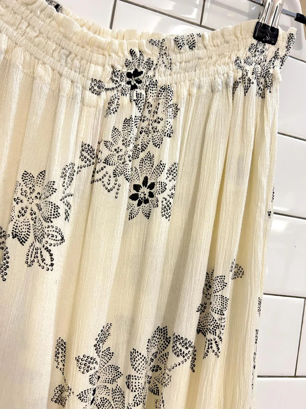 out from under boho floral wide leg pants sold by Good Market Thrift Store product image thumbnail 2