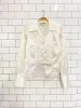 vintage 00s daniel laurent embroidered satin blouse sold by Good Market Thrift Store