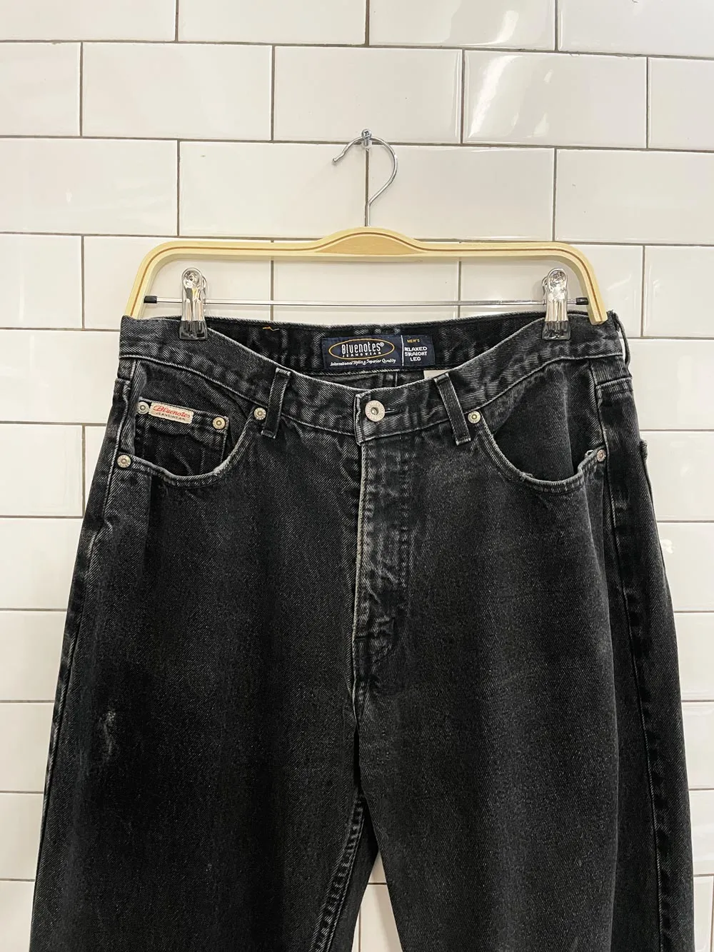 vintage 90s bluenotes relaxed straight leg jeans sold by Good Market Thrift Store