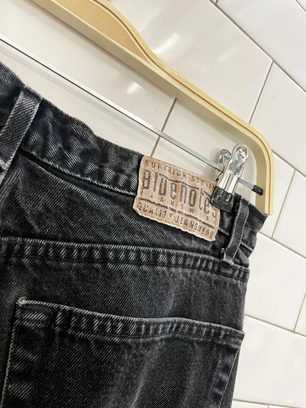 vintage 90s bluenotes relaxed straight leg jeans sold by Good Market Thrift Store product image thumbnail 3