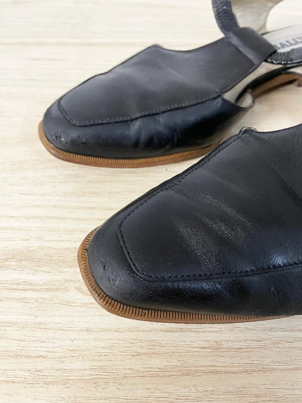 vintage bally ballroom mary jane leather shoe sold by Good Market Thrift Store product image thumbnail 2