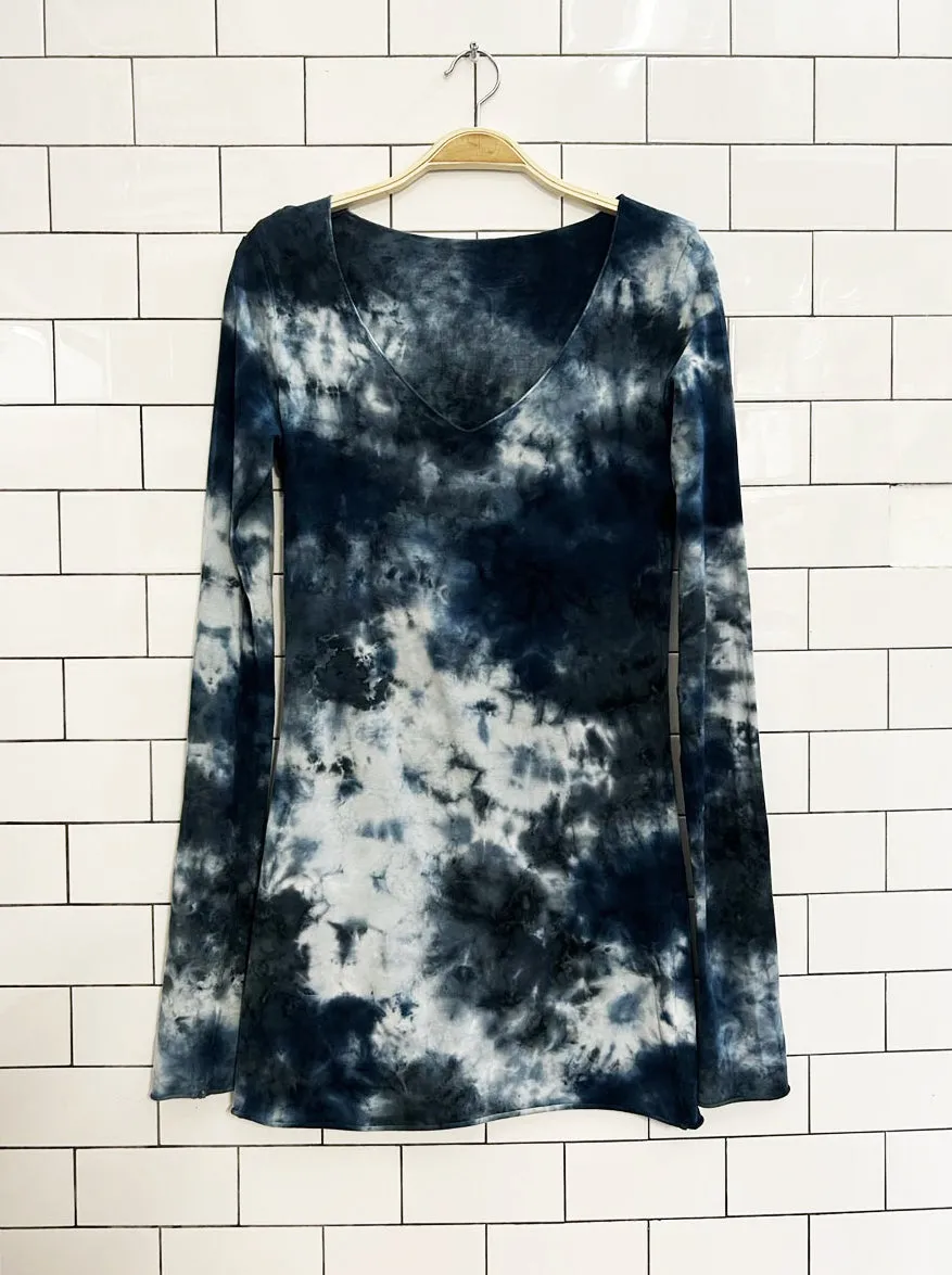 y2k hard tail jersey tie dye mini dress sold by Good Market Thrift Store