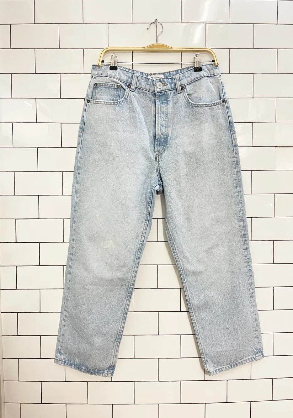 zara high rise mom jean sold by Good Market Thrift Store product image thumbnail 3