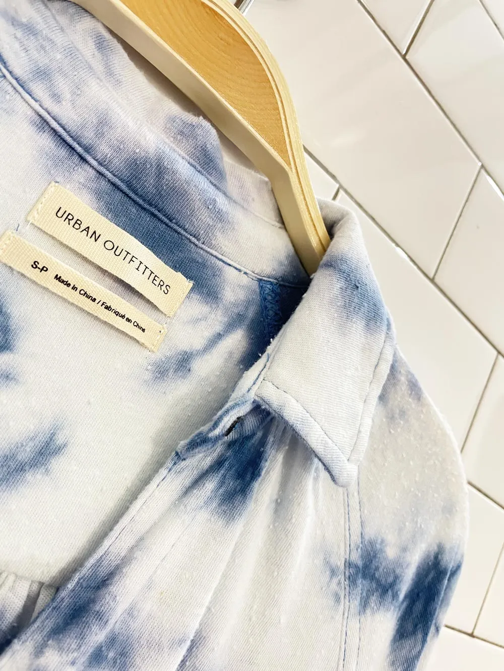 UO tie dye benny slouchy playsuit sold by Good Market Thrift Store product image thumbnail 2