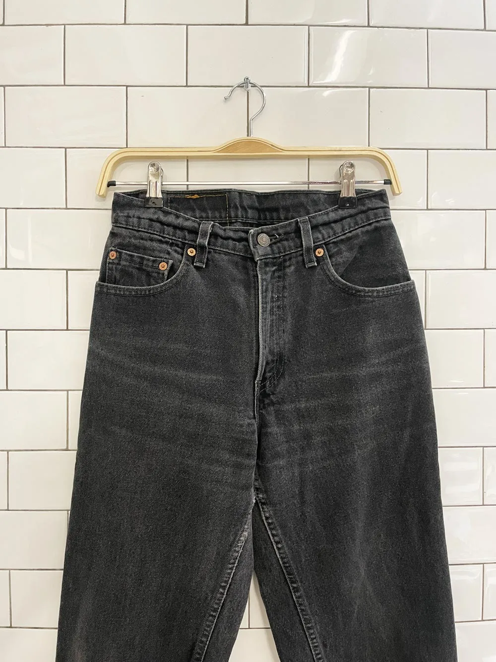 vintage 90s levi's 550 relaxed fit jeans sold by Good Market Thrift Store product image thumbnail 3