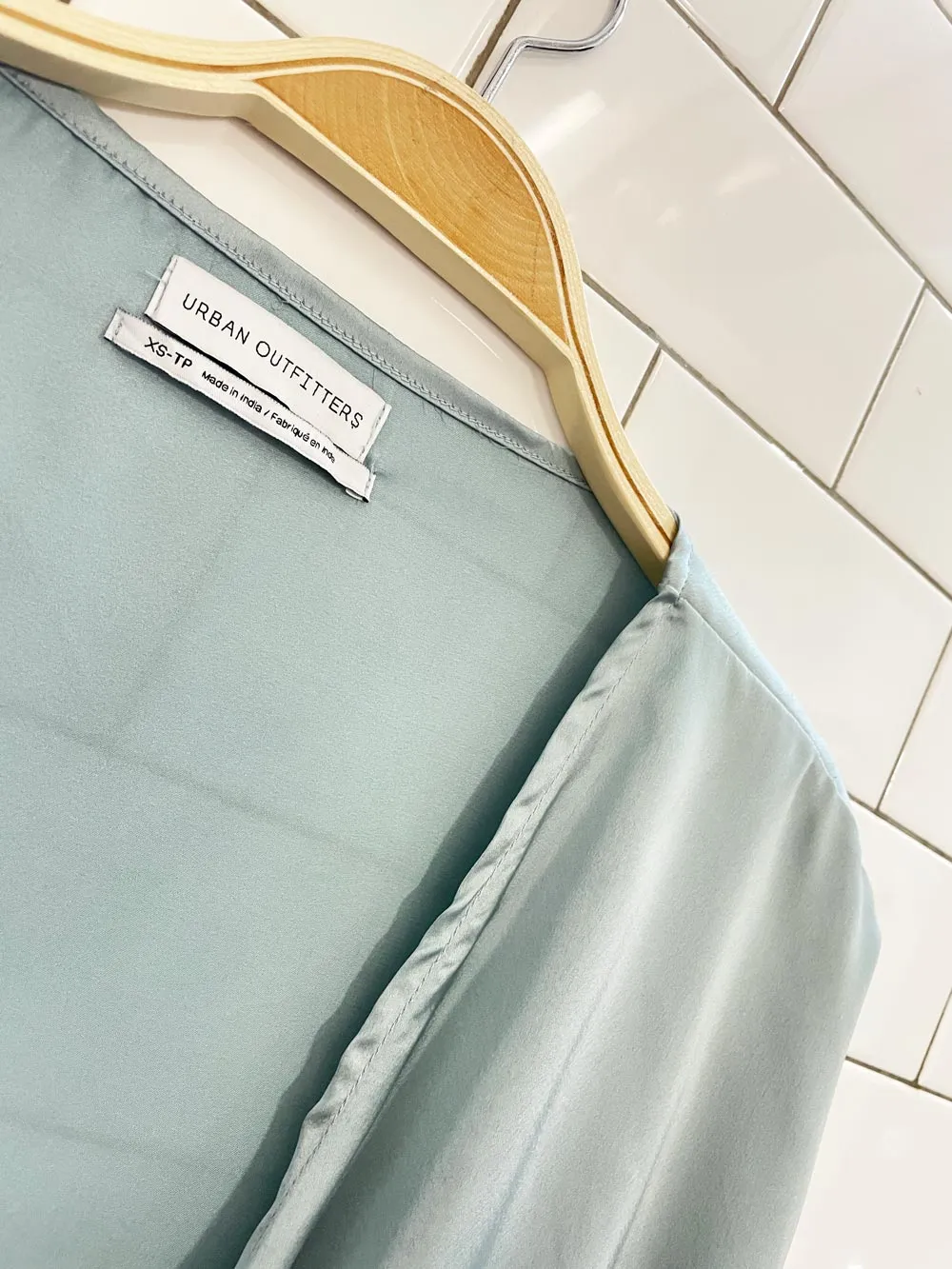 UO nicole satin wrap top sold by Good Market Thrift Store product image thumbnail 2