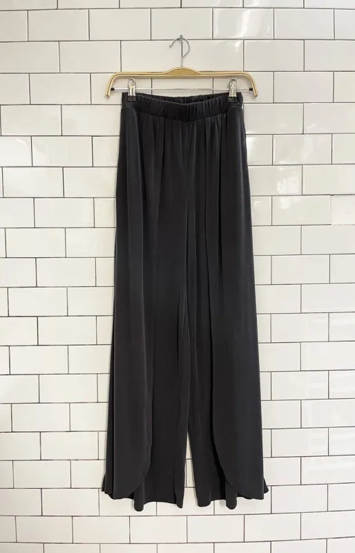 by together yogi wrap wide leg flowy pants | made in USA sold by Good Market Thrift Store