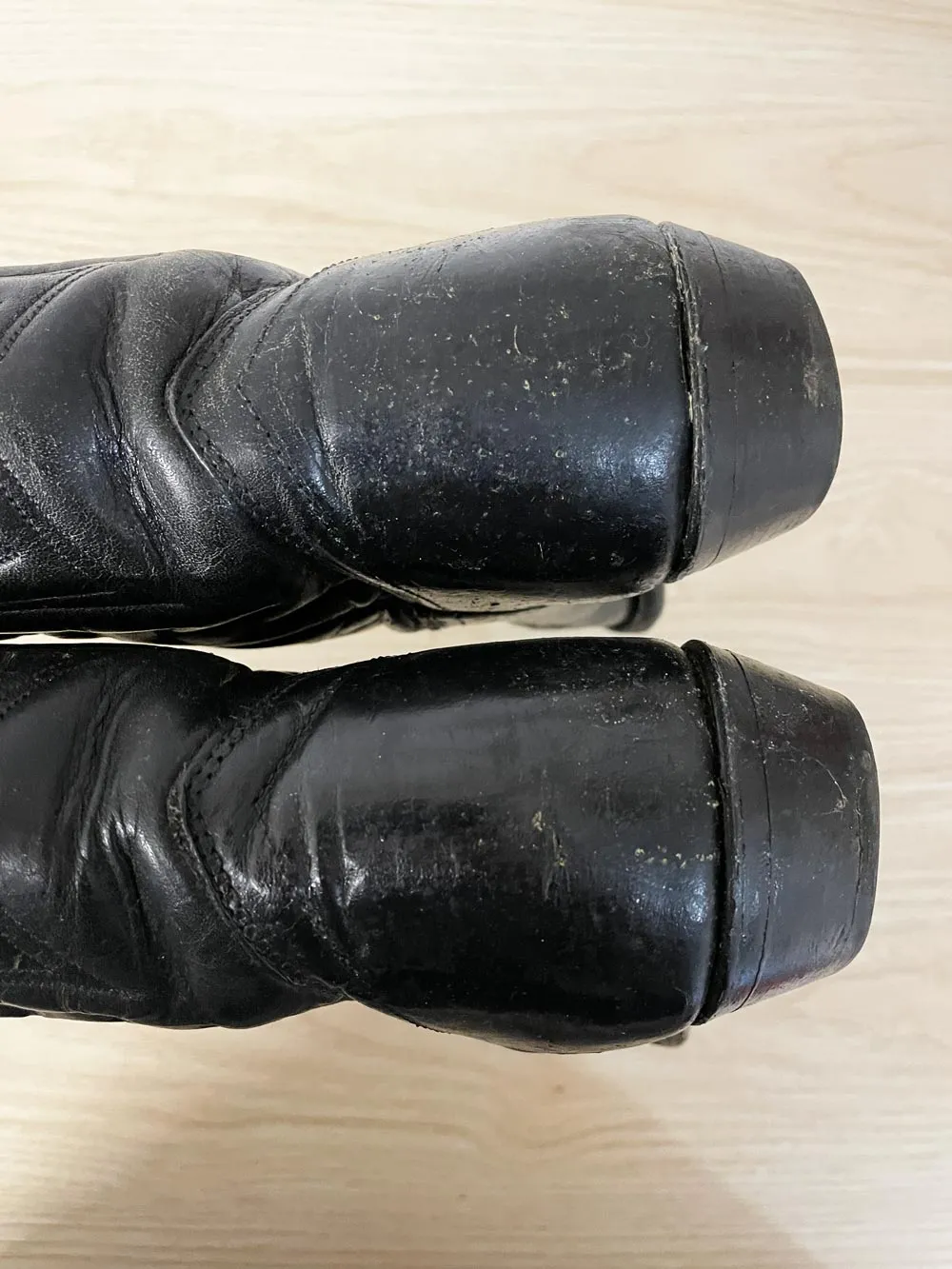 vintage goodyear welt leather cowboy boots sold by Good Market Thrift Store product image thumbnail 4