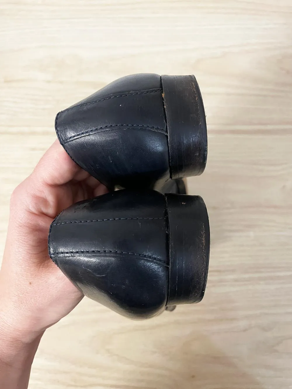 vintage ann taylor leather penny loafer | made in brazil sold by Good Market Thrift Store product image thumbnail 5