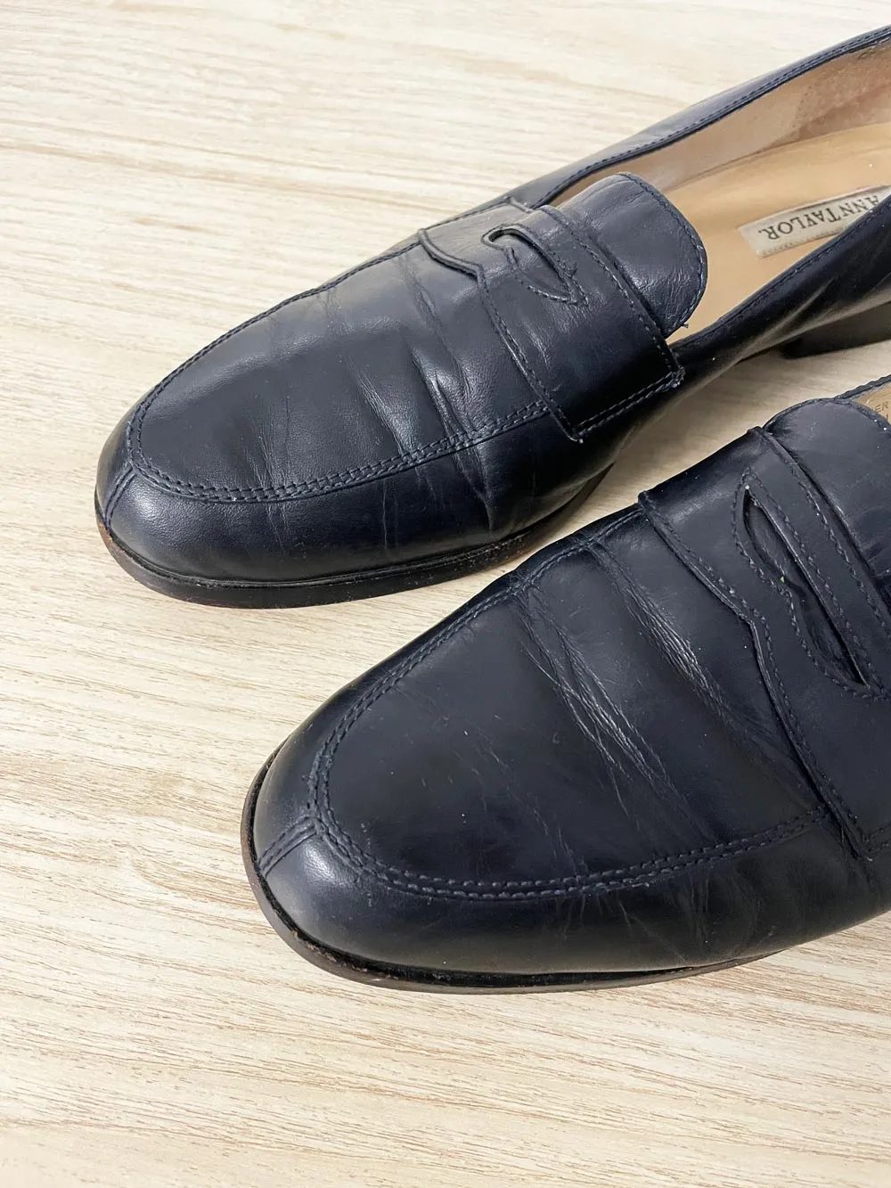 vintage ann taylor leather penny loafer | made in brazil sold by Good Market Thrift Store product image thumbnail 4