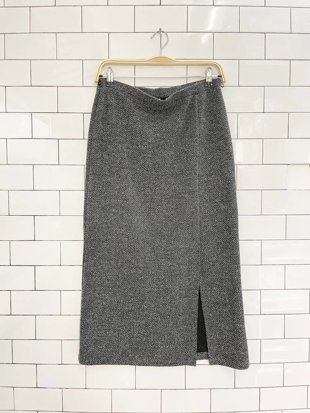 vintage 00s emma james textured knit midi skirt | liz claiborne sold by Good Market Thrift Store
