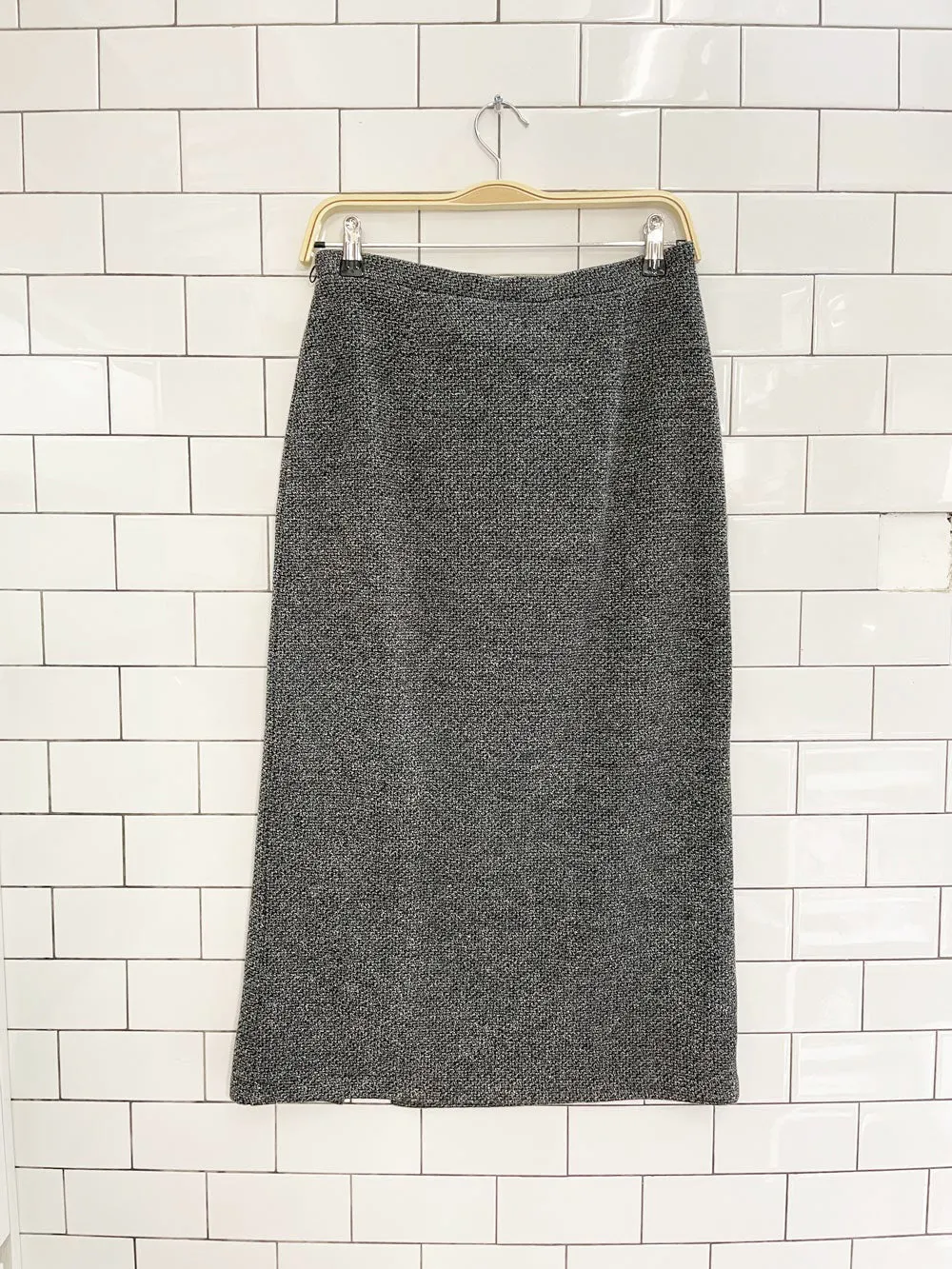 vintage 00s emma james textured knit midi skirt | liz claiborne sold by Good Market Thrift Store product image thumbnail 4