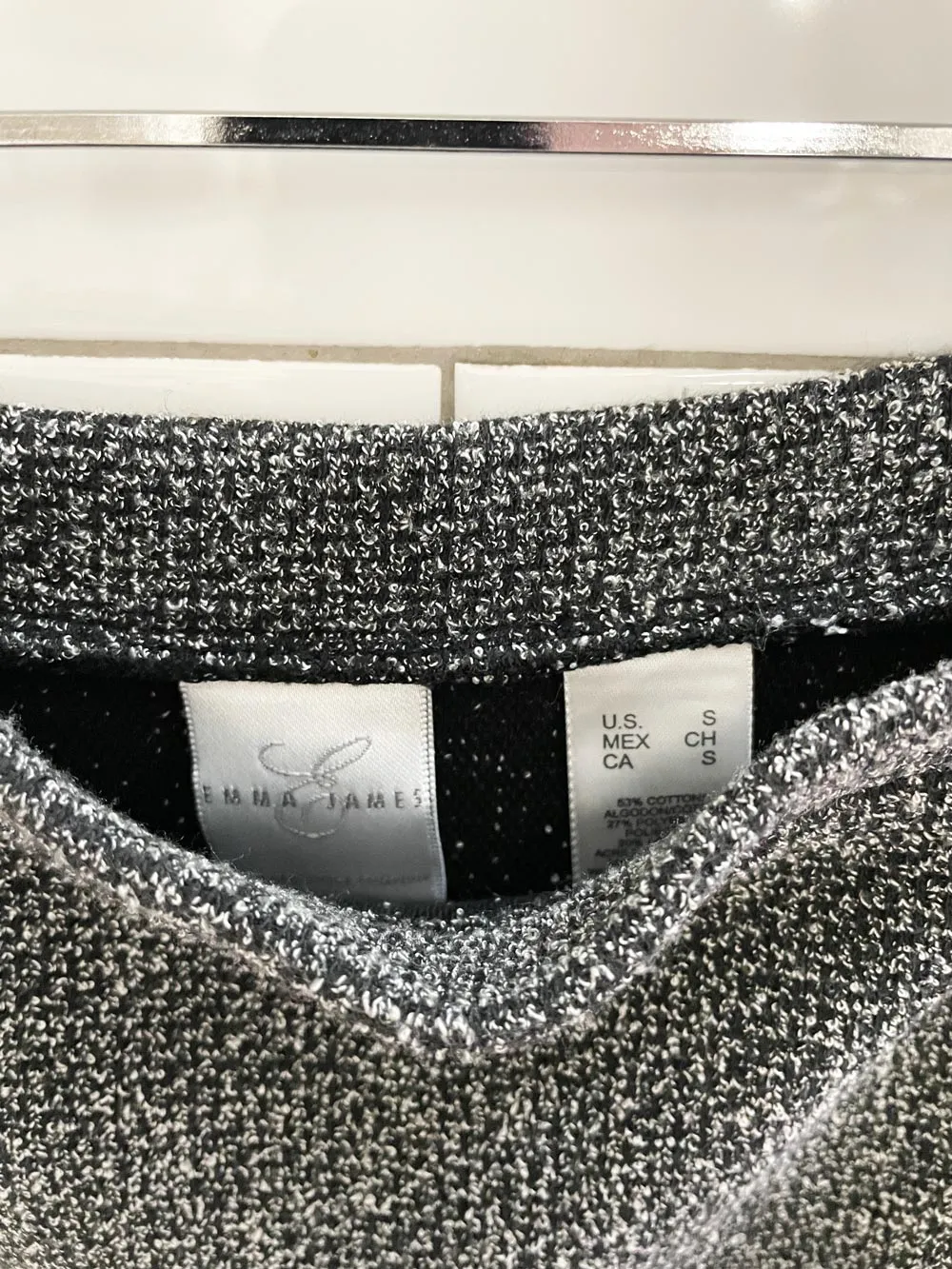 vintage 00s emma james textured knit midi skirt | liz claiborne sold by Good Market Thrift Store product image thumbnail 2