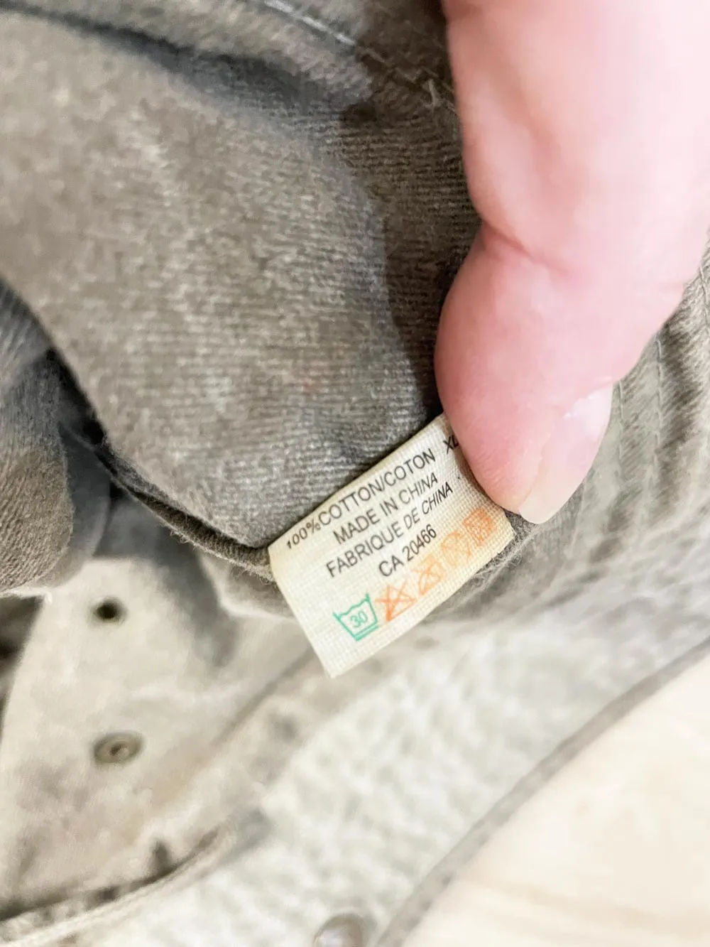 vintage 00s twill outdoors sun hat sold by Good Market Thrift Store product image thumbnail 4