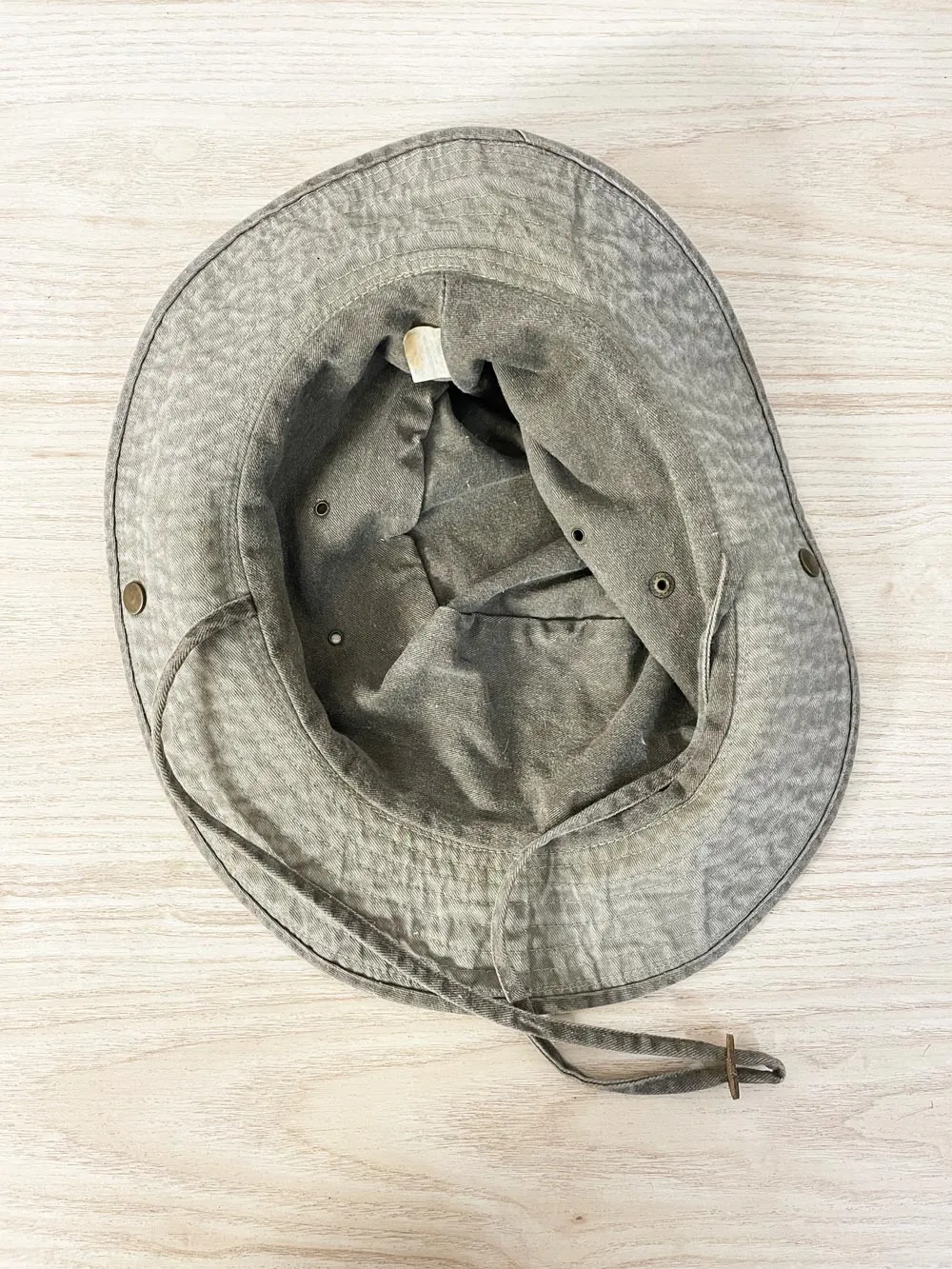 vintage 00s twill outdoors sun hat sold by Good Market Thrift Store product image thumbnail 3