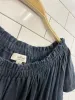 wilfred 100% linen sarte off shoulder top sold by Good Market Thrift Store