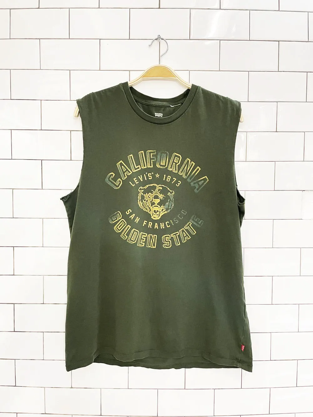 levi's california golden state muscle tee sold by Good Market Thrift Store