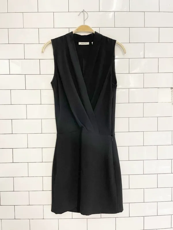 babaton phoenix matte satin mini dress | aritzia sold by Good Market Thrift Store