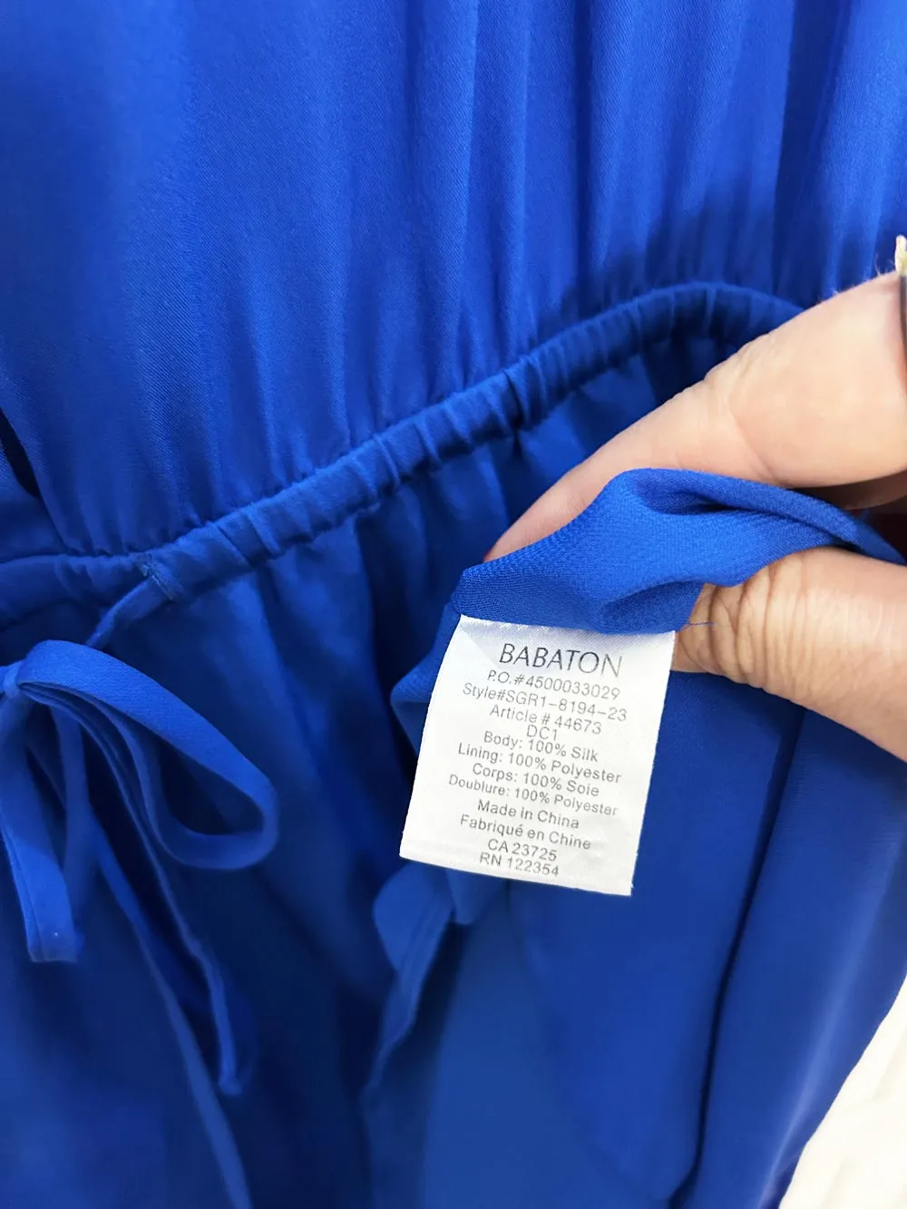 babaton benedict 100% silk sleevless mini dress | aritzia sold by Good Market Thrift Store product image thumbnail 4