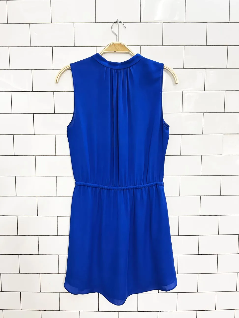 babaton benedict 100% silk sleevless mini dress | aritzia sold by Good Market Thrift Store product image thumbnail 3