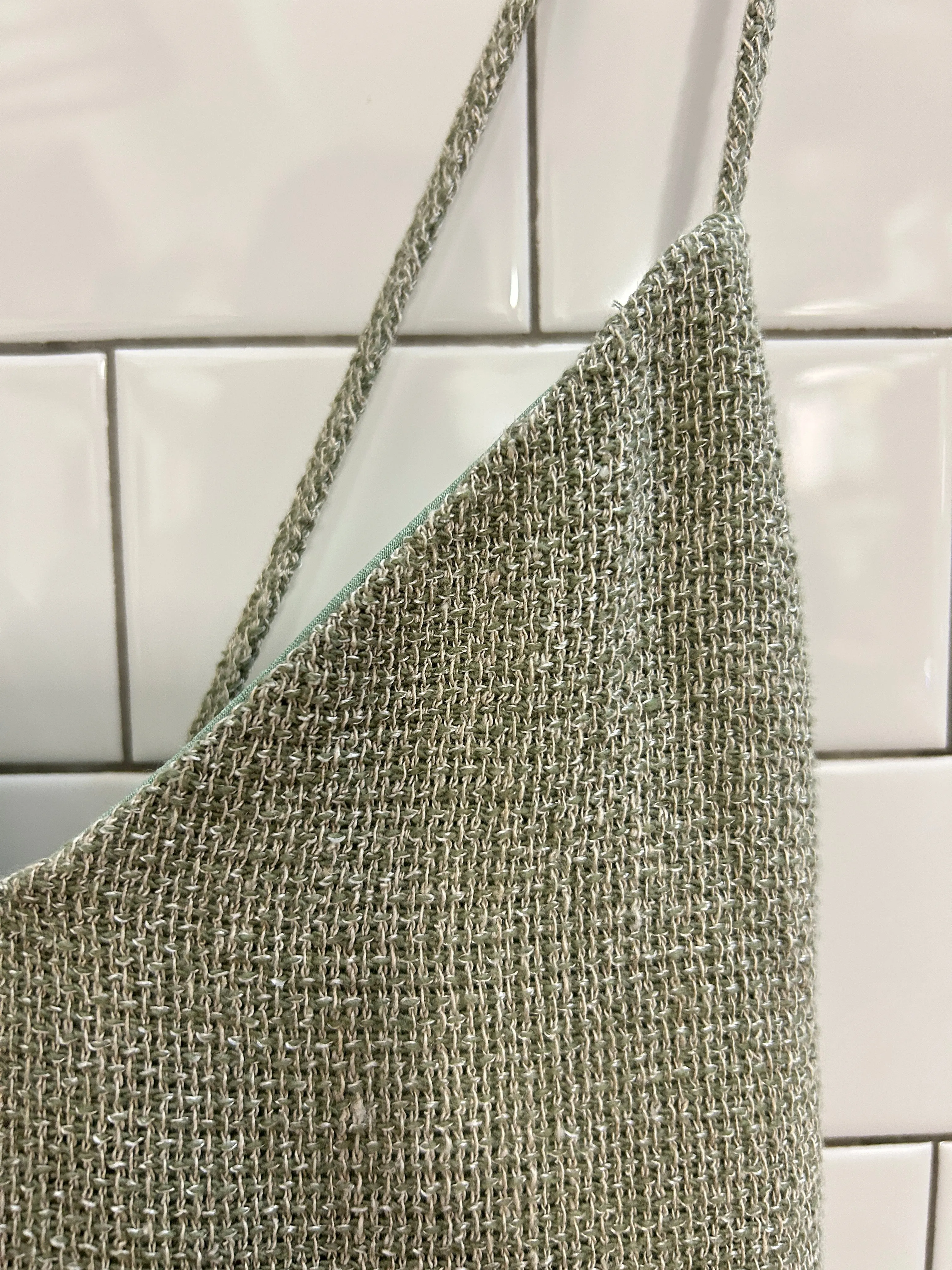 vintage 00s woven summer mini dress sold by Good Market Thrift Store product image thumbnail 4