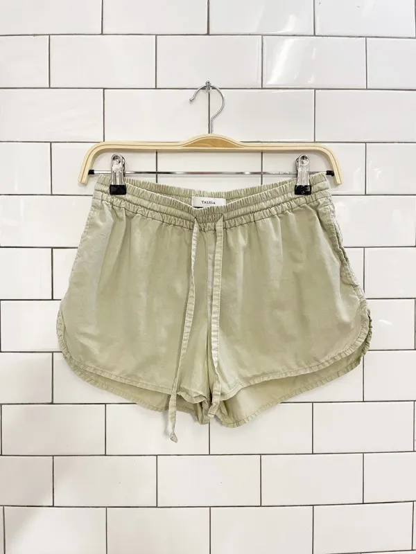 talula lyocell-cotton track short sold by Good Market Thrift Store