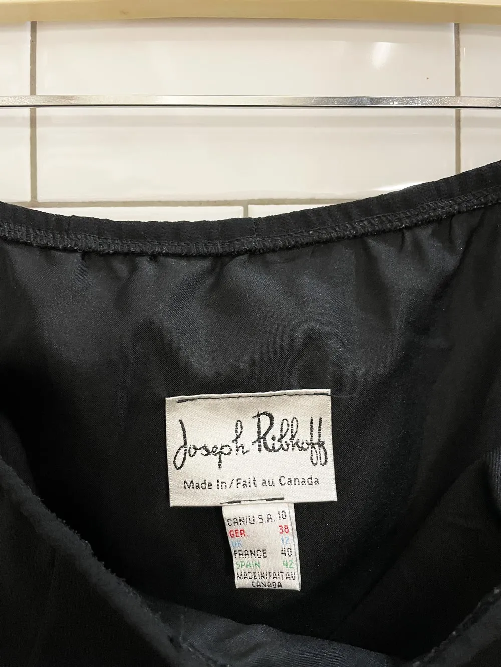 vintage 90s joseph ribkoff chiffon tulip hem midi skirt sold by Good Market Thrift Store product image thumbnail 4