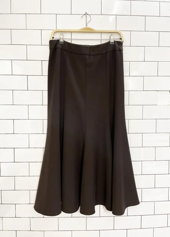 vintage 00s margaret m tulip hem midi skirt sold by Good Market Thrift Store