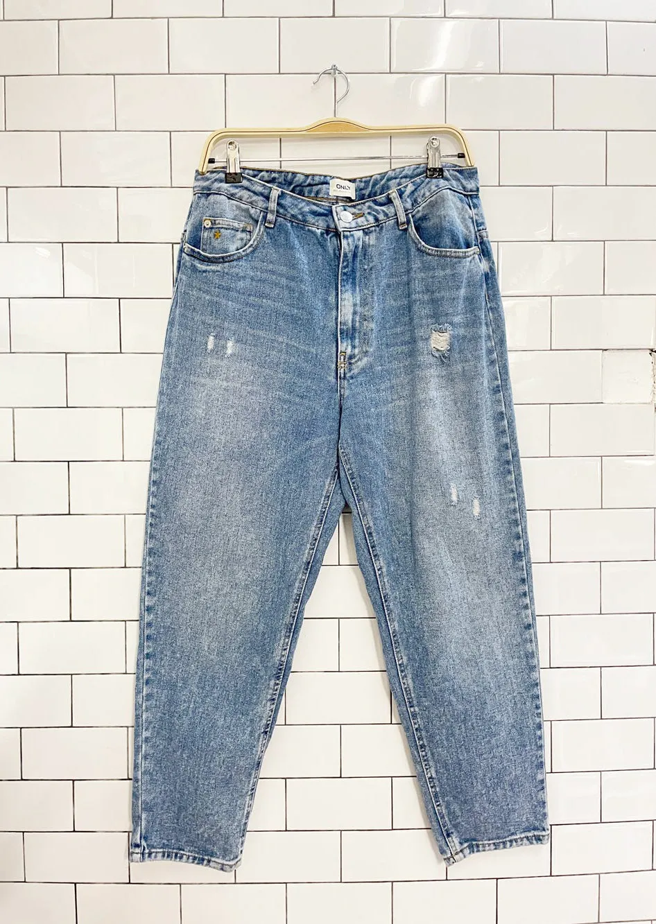 only loose fit balloon leg jeans sold by Good Market Thrift Store