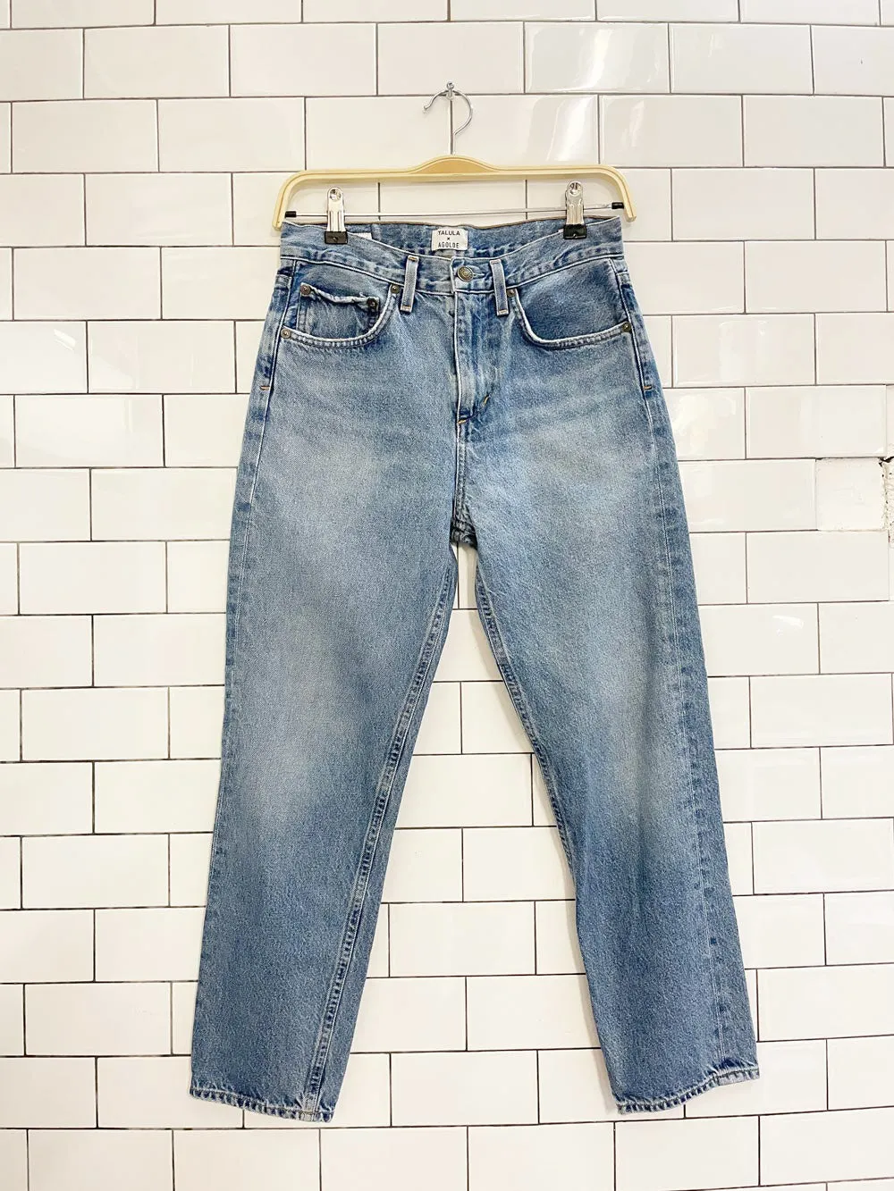 talula x agolde slouched peg jeans | aritzia sold by Good Market Thrift Store