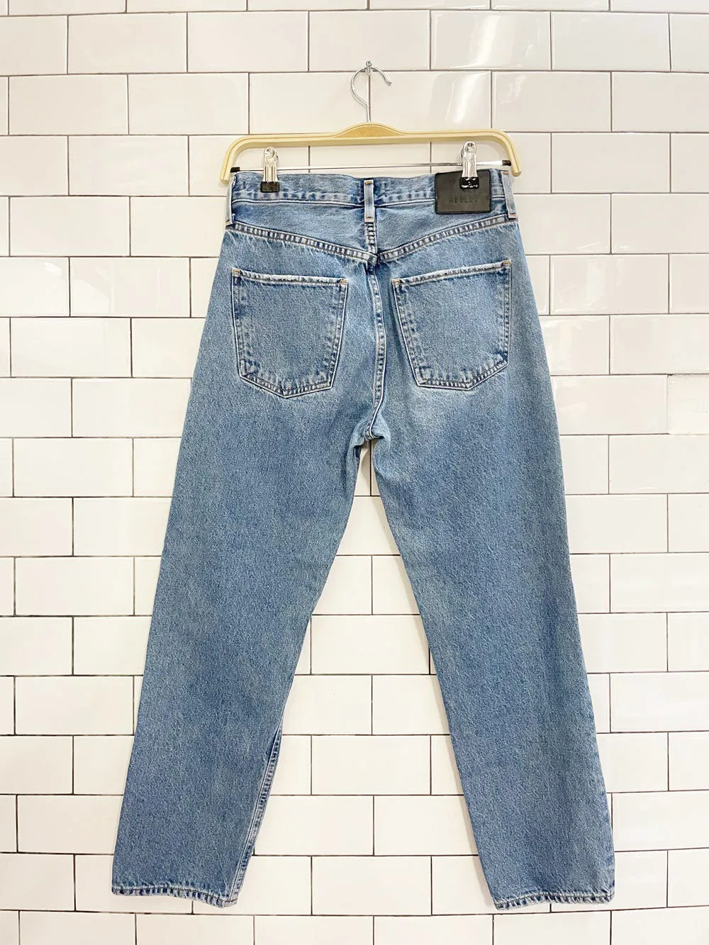 talula x agolde slouched peg jeans | aritzia sold by Good Market Thrift Store product image thumbnail 5