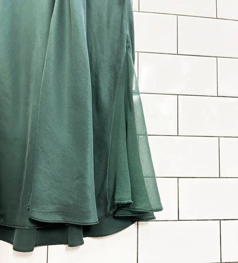 la senza 100% silk lingerie chiffon pleat slip dress sold by Good Market Thrift Store product image thumbnail 4