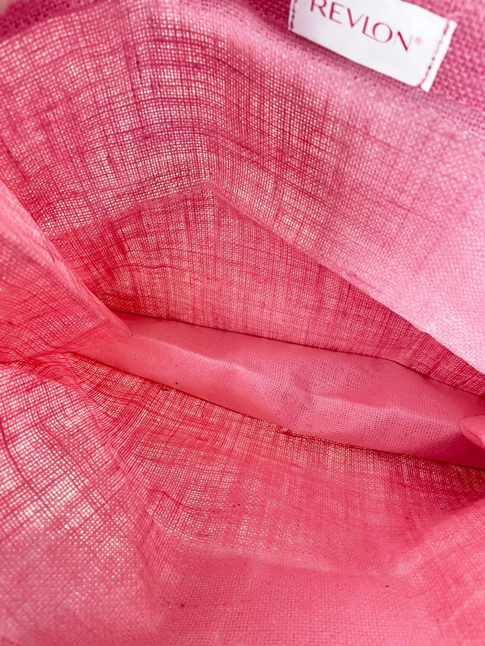 vintage 70s revlon bamboo handle woven tote sold by Good Market Thrift Store product image thumbnail 5