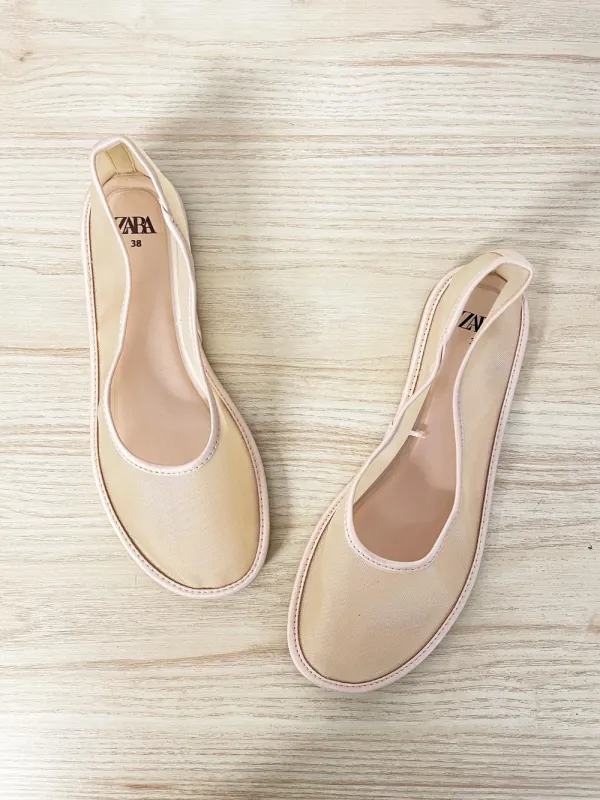 nwot zara mesh ballet flat sold by Good Market Thrift Store