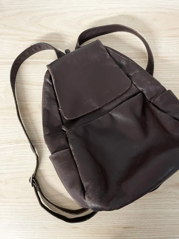 vintage 00s derek alexander leather backpack sold by Good Market Thrift Store