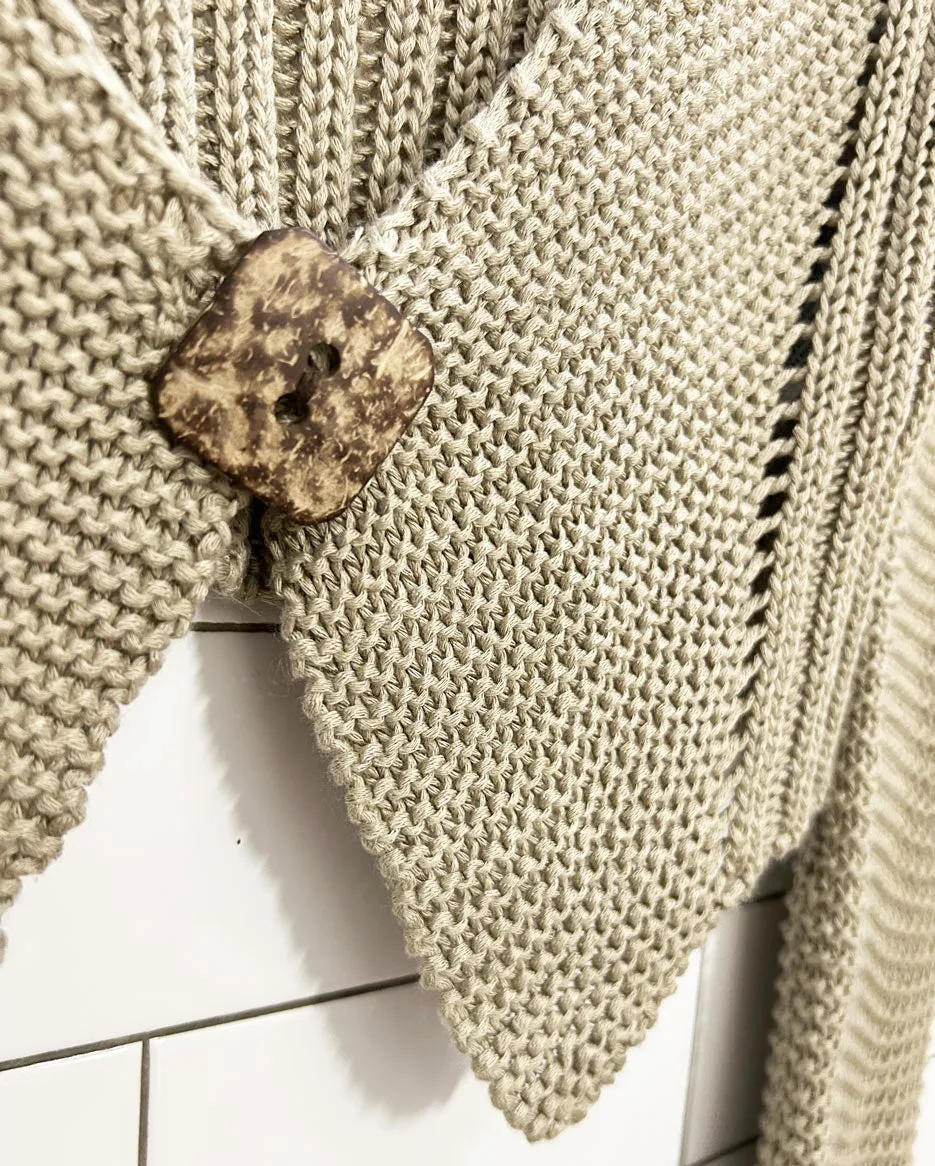 vintage 00s lana lee knit cardigan top sold by Good Market Thrift Store product image thumbnail 2