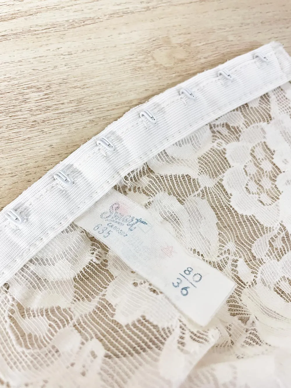 vintage 80s smart lace bralette sold by Good Market Thrift Store product image thumbnail 3