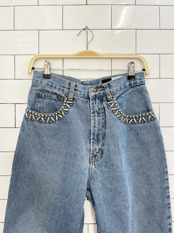 【JADED LONDON】Sonic Embroidered Baggy Jeans In Indigo Sonic Embroidered Baggy Jeans | Parallel