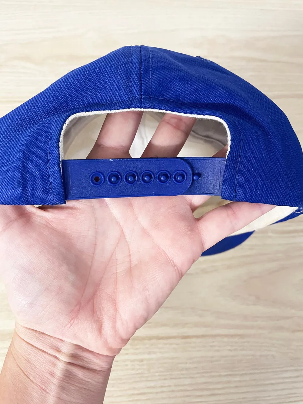 vintage 86 blue jays mlb snapback hat sold by Good Market Thrift Store product image thumbnail 3