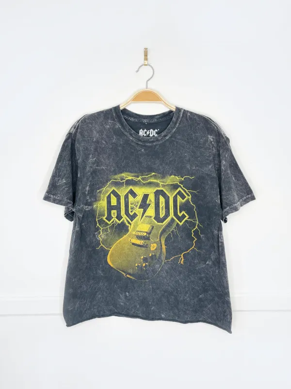 acdc x perryscope thunder guitar graphic tee | 2020 philcos sold by Good Market Thrift Store