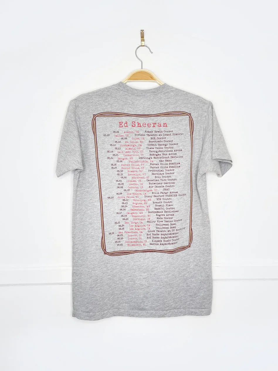 ed sheeran multiple tour graphic tee | 2015 sold by Good Market Thrift Store product image thumbnail 3