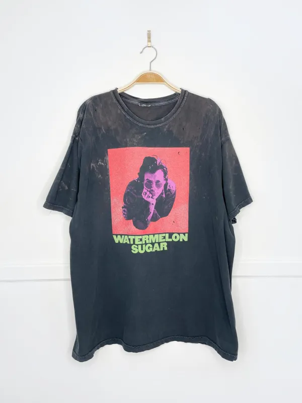 harry styles watermelon sugar tour bleached tee sold by Good Market Thrift Store