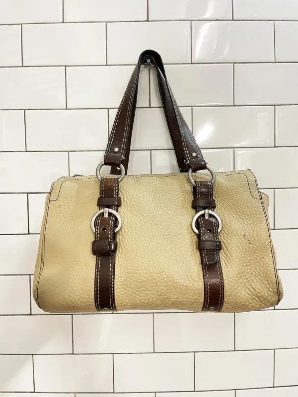 vintage 00s coach chelsea pebbled leather satchel sold by Good Market Thrift Store
